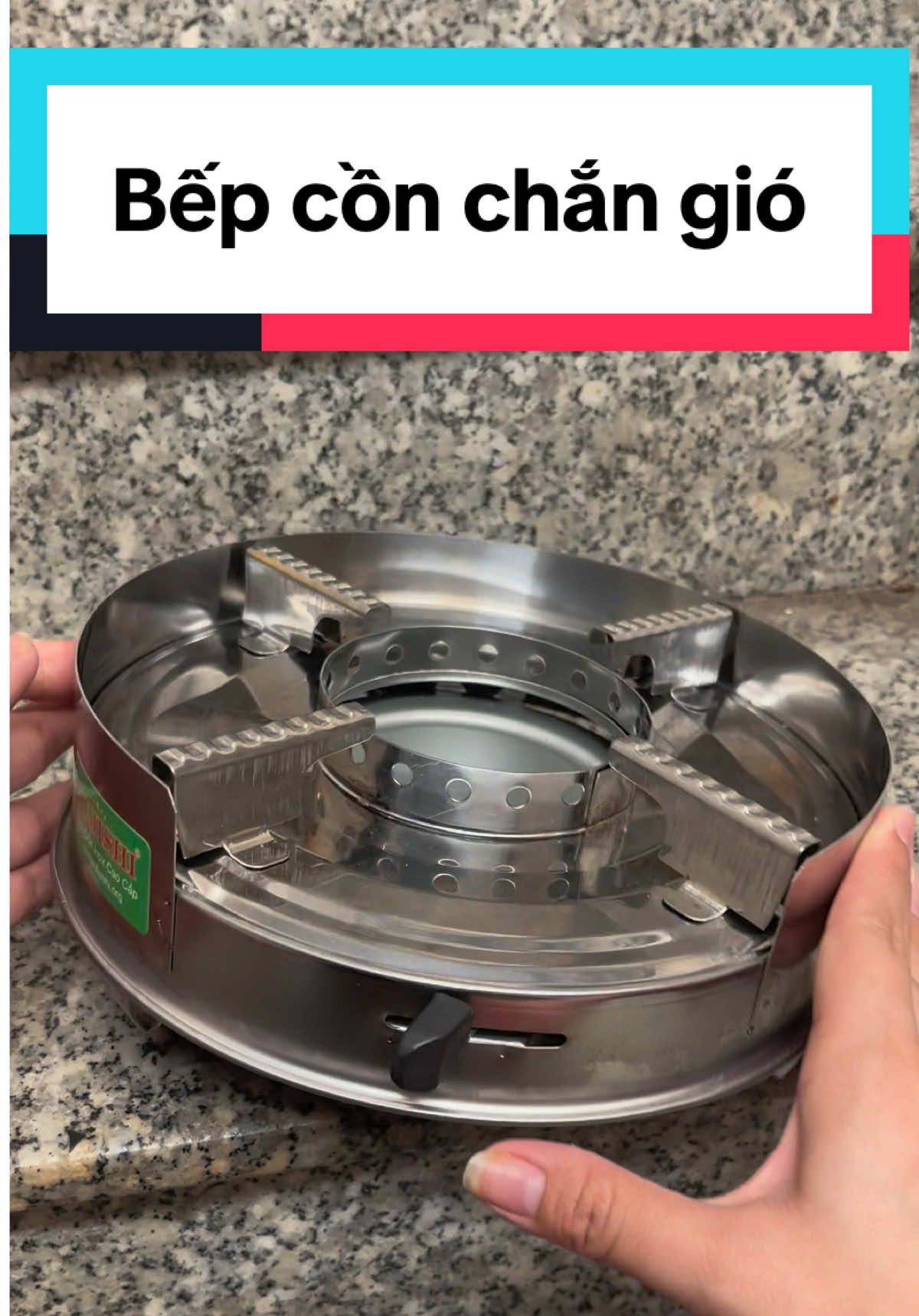 Bếp cồn chắn gió inox chính hãng #condotchay #xuhuongtiktok #bepcon #bepconchangio #bepcontienloi 