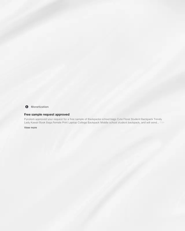 My first ever approved free sample 💖 Thank you po sa generous seller 💕