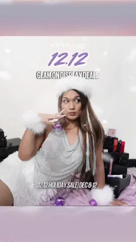 Don’t open your gifts yet… but this one’s worth waiting for. 🎁👀 12.12 incoming 🤭 #MaybellinePH #maybelline1212sale #mnyputyourglamondisplay 