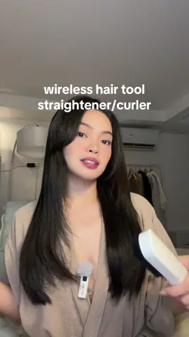 wireless hair tool straigtener/curler