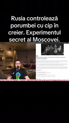 Rusia controlează porumbei cu cip în creier. Experimentul secret al Moscovei. #breakingnews #stiriromania #stiri #unumihai #fyp 