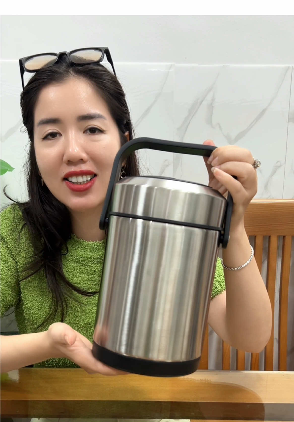 Cặp lồng inox giữ nhiệt #hopcomgiunhiet #caplongdungcom #caplonggiunhiet #caplonginox #hangrucro🌞 