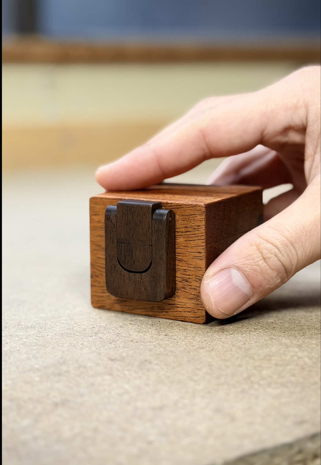 Precision Crafting a Wooden Latch #woodworking #DIY #asmr #wood #twcdesign 