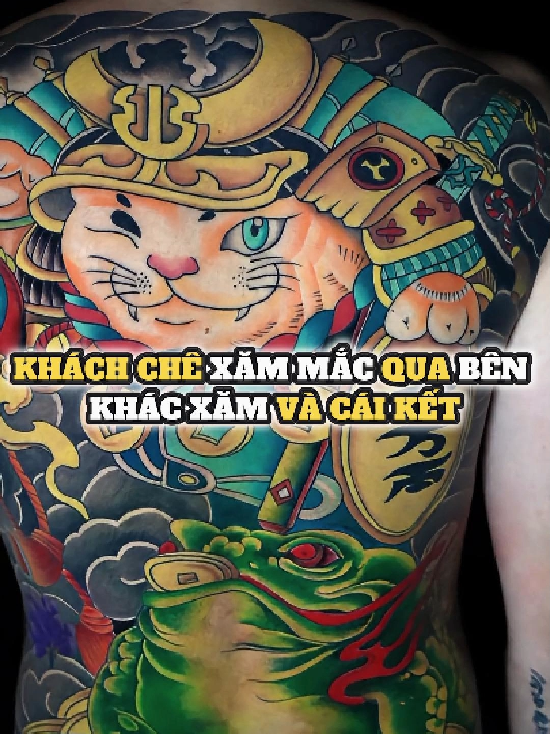 full lưng mèo thần tài cho anh trai lỡ bước #79tattoo #tattoos #tattooartist #tattoo #artist #cantho