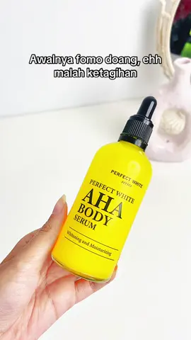 Mantull banget emang ini produk #ahabodyserum #ahabodyserumperfecwhite #perfectwhiteseries 