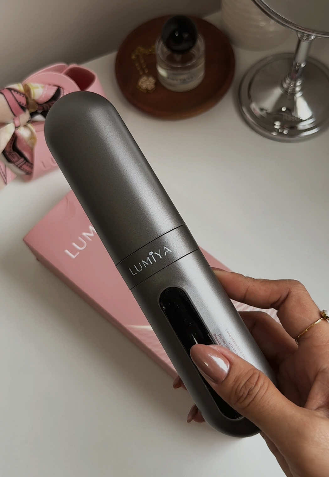 obsessed with this Lumiya wireless straightener — compact, smooth glide, and so travel-friendly. #hairstraightener #wirelessstraightener #portablestraightner #hairtool #cordless 