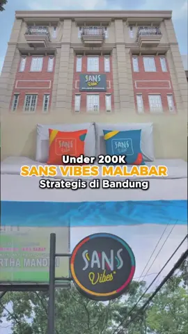‼️REKOMENDASI HOTEL UNDER 200K DI TENGAH KOTA BANDUNG‼️ Yang lagi cari hotel buat liburan akhir tahun, coba deh di hotelnini aja! Nama Hotelnya SANS VIBES MALABAR BANDUNG Fasilitasnya lengkap, lokasinya strategis! Booking via aplikasi RedDoorz, gunakan kode voucher YUKNGINEP untuk dapetin diskon 25% Gass reservasi sekarang! @SANS Hotels  #RedTravelers #BerkeSANS #SANSHotels #SANSHotelsAlexander #StaycationBandung 