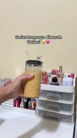 Tumbler kaca estetik di tinggal kereta juga bisa beli lagi 😁💗 #gelas #gelaskaca #tumbler #tumblerviral #tumbleraesthetic