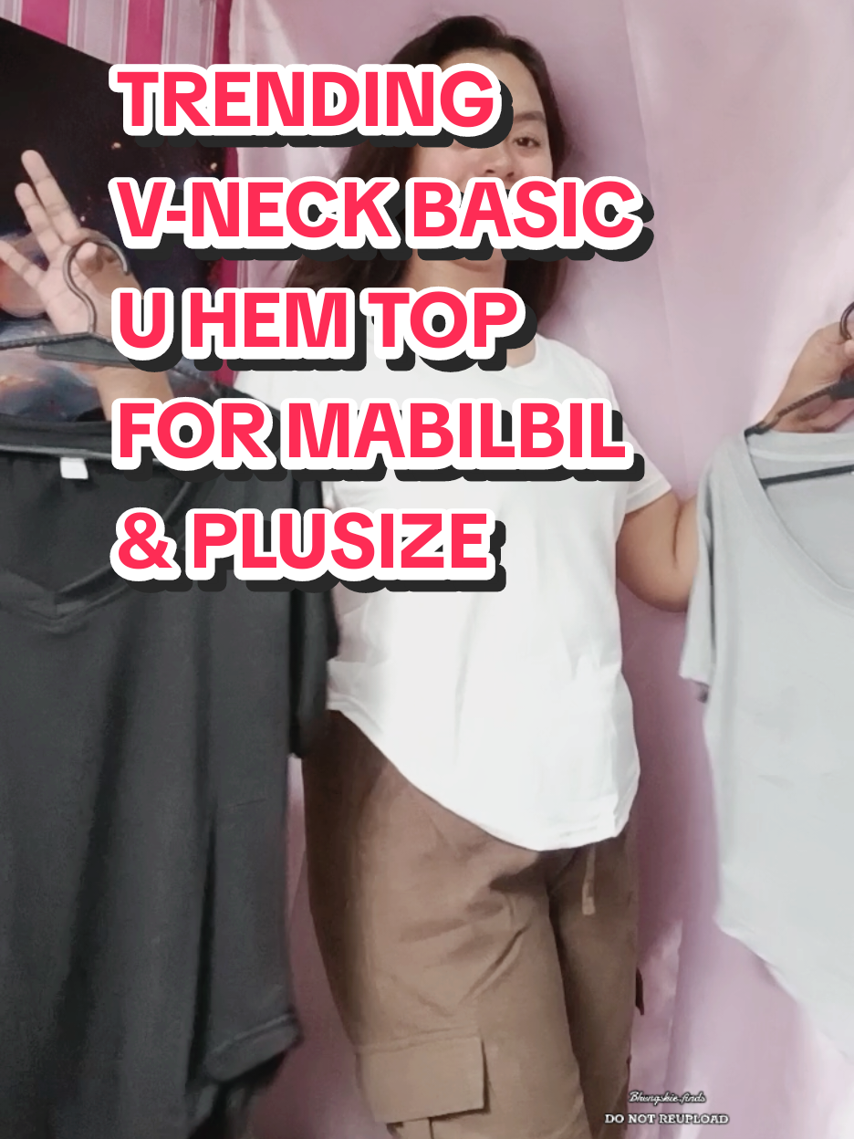 Mga sis, eto na yung T-shirt na hindi lang comfortable— pero may pa-slim effect pa! 😭💖 Perfect sa may bilbil gaya ko, ang ganda ng bagsak at ang linis ng dating. Kung gusto mo yung damit na effortless pero flattering… Girl, add to cart mo na! #TShirtForWomen #OOTD #KoreanTop #PlusSizeFriendly #bilbilfriendly  Loose fit V-neck top for women Comfortable daily wear Flattering U-hem cut Best for casual summer outfits Baggy T-shirt na may magandang bagsak Perfect para sa may tummy / bilbil-friendly Presko at soft fabric Minimalist Korean style top