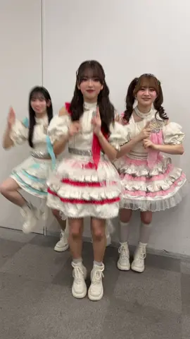 今度りこちゃんも一緒におでん会議しましょうね🍢 @上田理子(ばってん少女隊)  @あおい りるあ（18）  #上田理子 #蒼井りるあ #柳美舞 #ばってん少女隊 #idol @ばってん少女隊 / BATTENGIRLS 