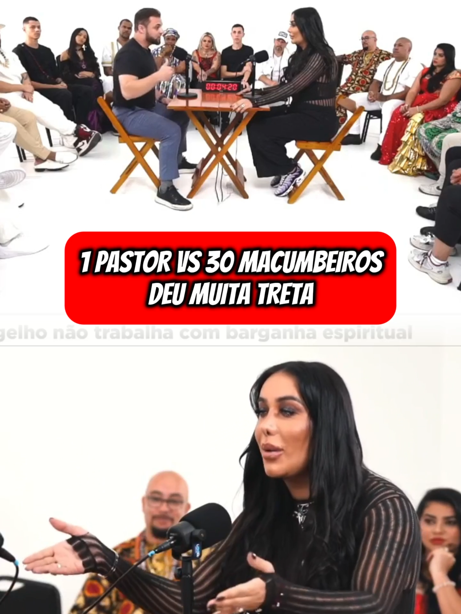 O PASTOR DEIXOU TODOS SEM ARGUMENTO... #debate #pastor #cristao #macumbeiros #foryou