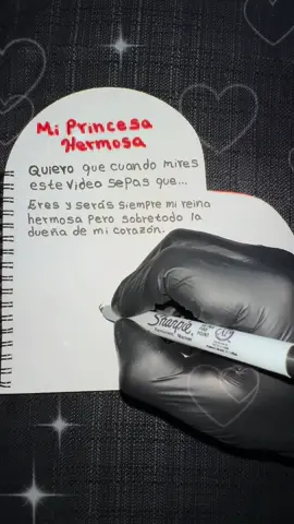 Eres y serás siempre mi reina hermosa Pero sobretodo la dueña de mi corazón💘🥹✍️🏻 #teladedicomiamor    #esetiposoyyo  #paradedicar  #parejas   #frasesparati