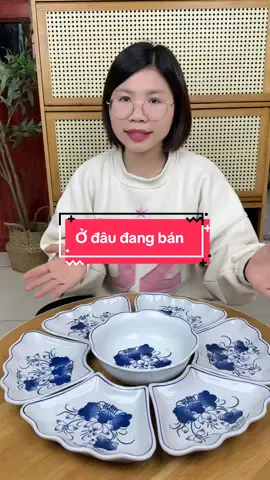 Bộ bát đĩa hoa mặt trời gốm bát tràng #hangxinhtuoi #bobatdiahoamattroi 