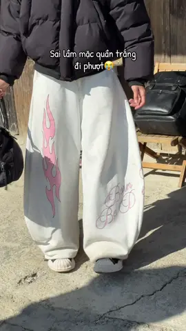 Quần nỉ ống cong #@BUMBUM.STU #myoutfit #huynoface #phoidomactet #bumbumstu #quanniongrong 