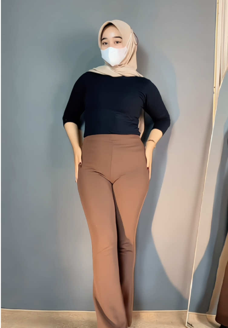 rekomendasi celena cutbray nih say, bahan adem super elastis yang pahanya besar aman ya sayy😘 #cutbray #flarepants #outfitideas #fyppppppppppppppppppppppp #fyp 
