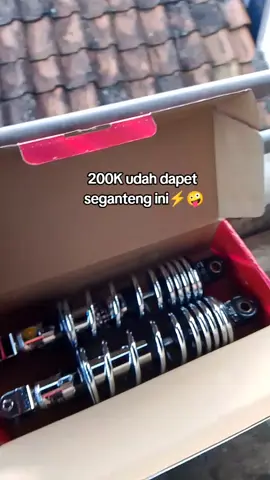 paket ganteng motor kalian🥶 #shokdbs #modifikasimotor #pemanismotor 