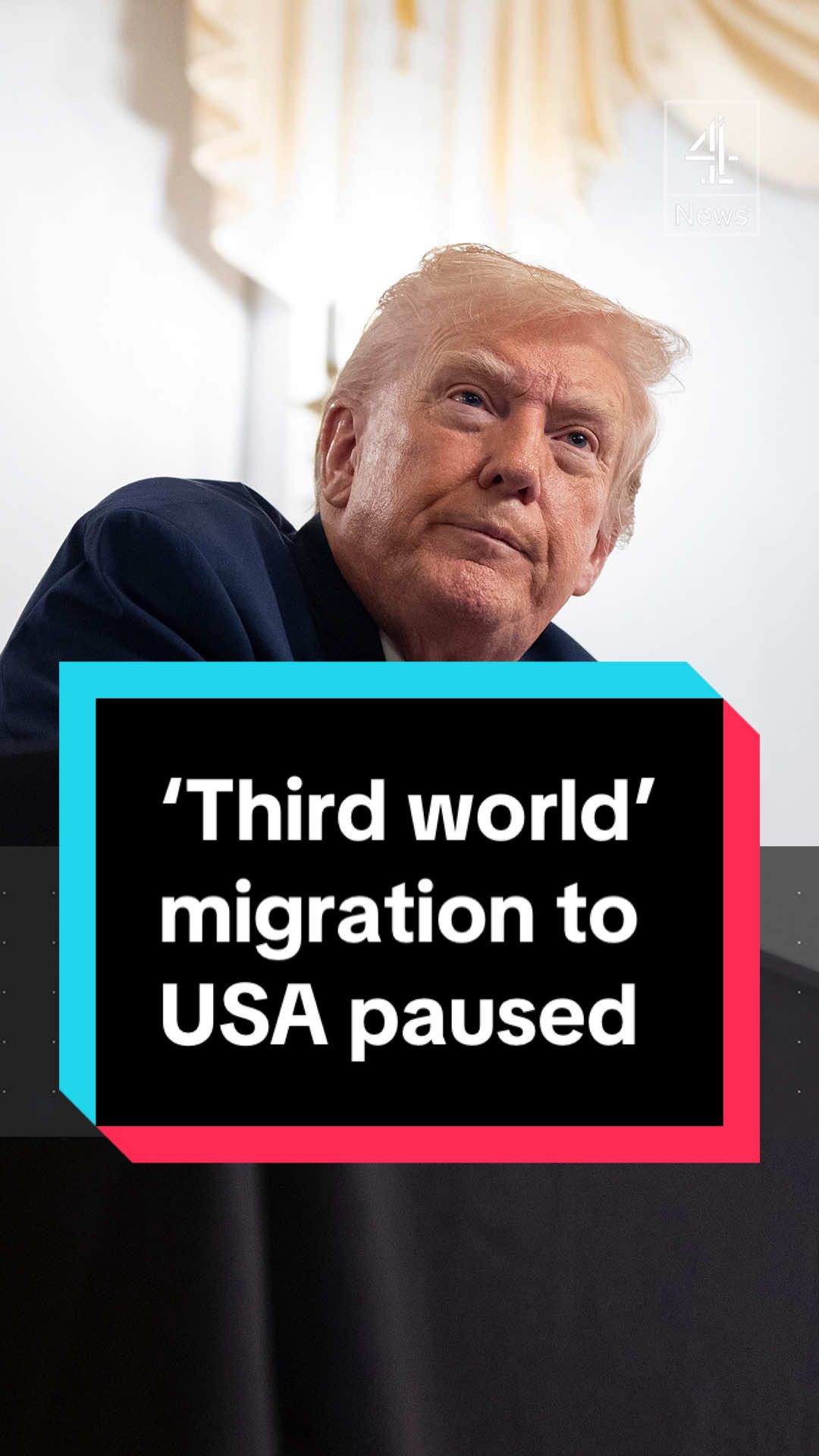 President Trump has declared that the US will 