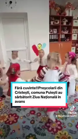 Copiii de la Grădinița cu Program Normal Cristești, structură a Liceului Tehnologic Puiești, au modelat colaci, au dansat și au explorat tradițiile românești prin culoare și joc. O zi plină de bucurie și mândrie. La mulți ani, România. #vaslui #vasluitv #romanian 