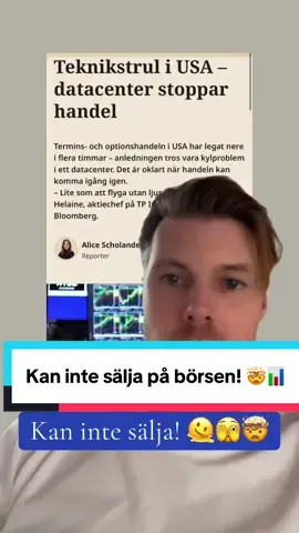 Teknik strul på börsen! 🤯📊 #ekonomi #aktier #nasdaq #for 