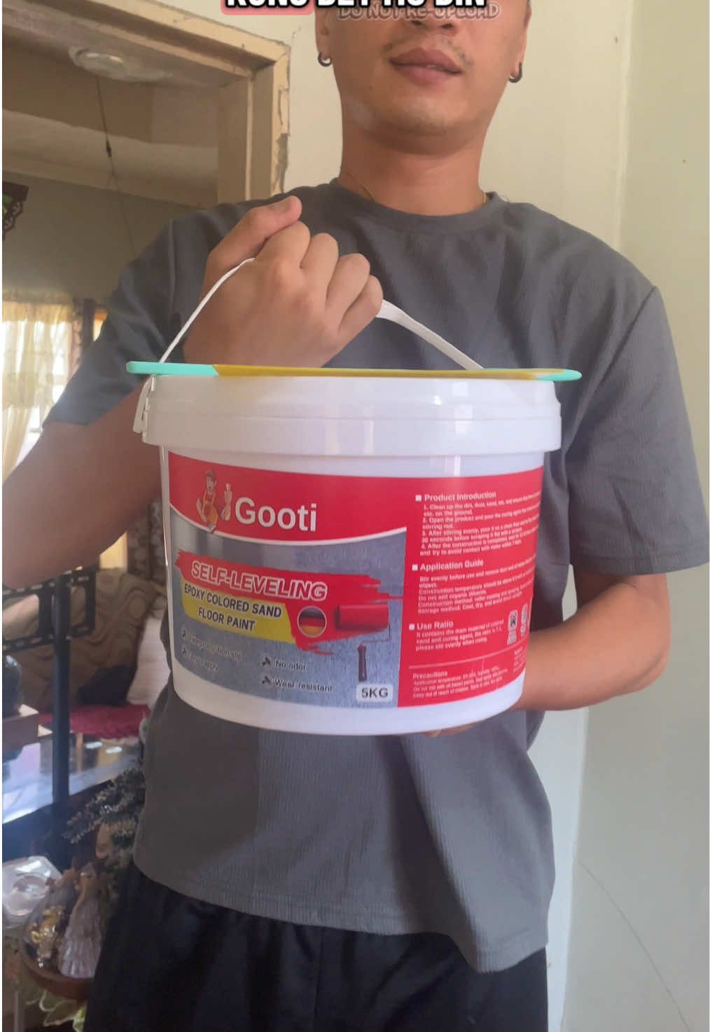 Less hassle 💯 #epoxyfloorpaint #epoxypaint #gooti #gootiepoxyfloorpaint 