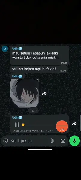 faktanya Kenapa pria miskin tidak ada apa-apanya dimata wanita.🥀#narutoshippuden #fypanime #fyppp #obito #udin #sadvibes #quotes #sadstory #🥀 