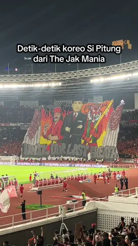 Koreo Si Pitung dari The Jak Mania🔥 Persija vs PSIM Jogjakarta #persija #psimjogja #persijavspsim #SEAGAMES2025 #OlahragaTikTok 