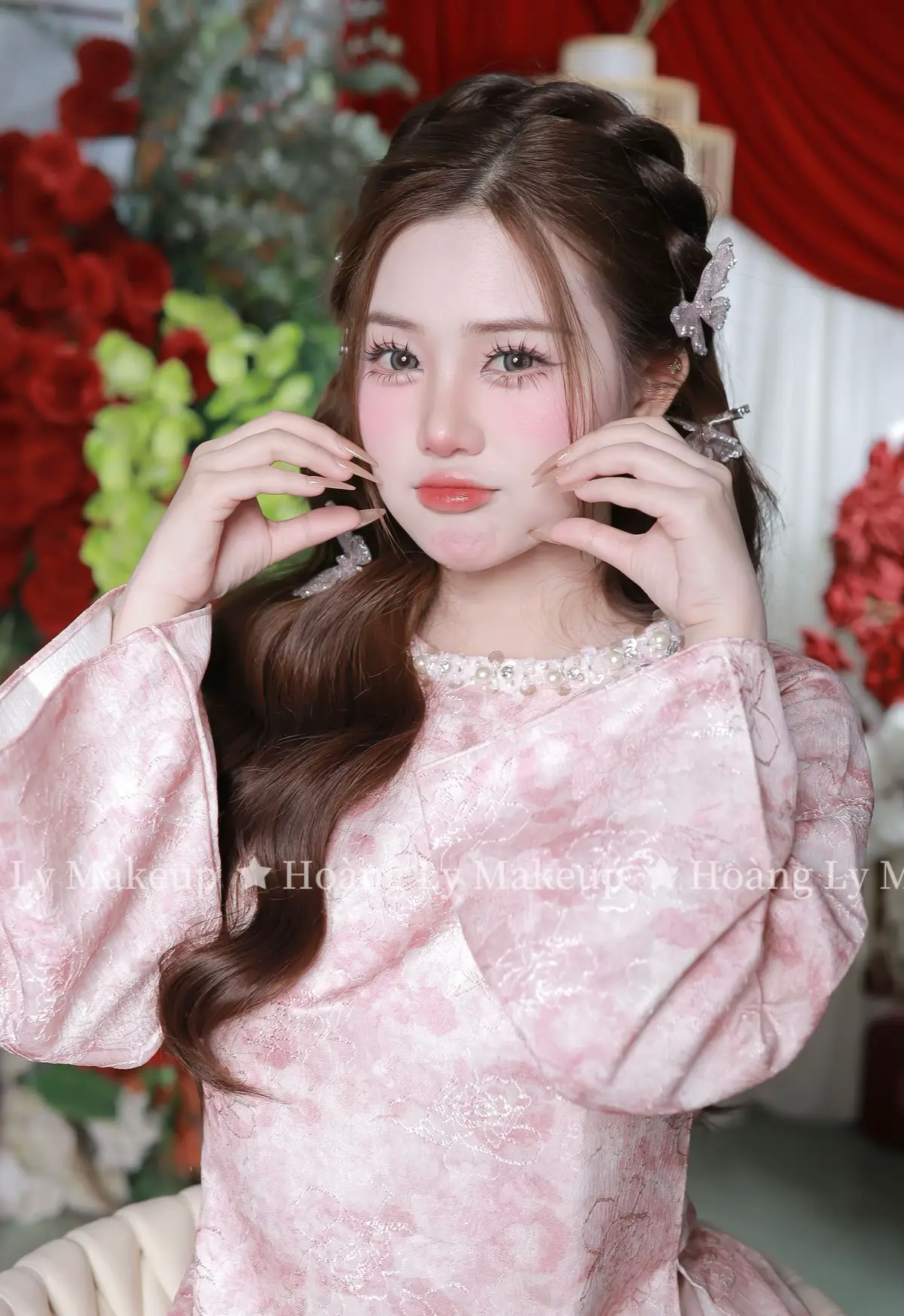 Em xinh 🍓😍#hoànglymakeup #makeupcôdâuđẹpsàigòn #côdauxinhdep #xuhuongtiktok #côdâu 
