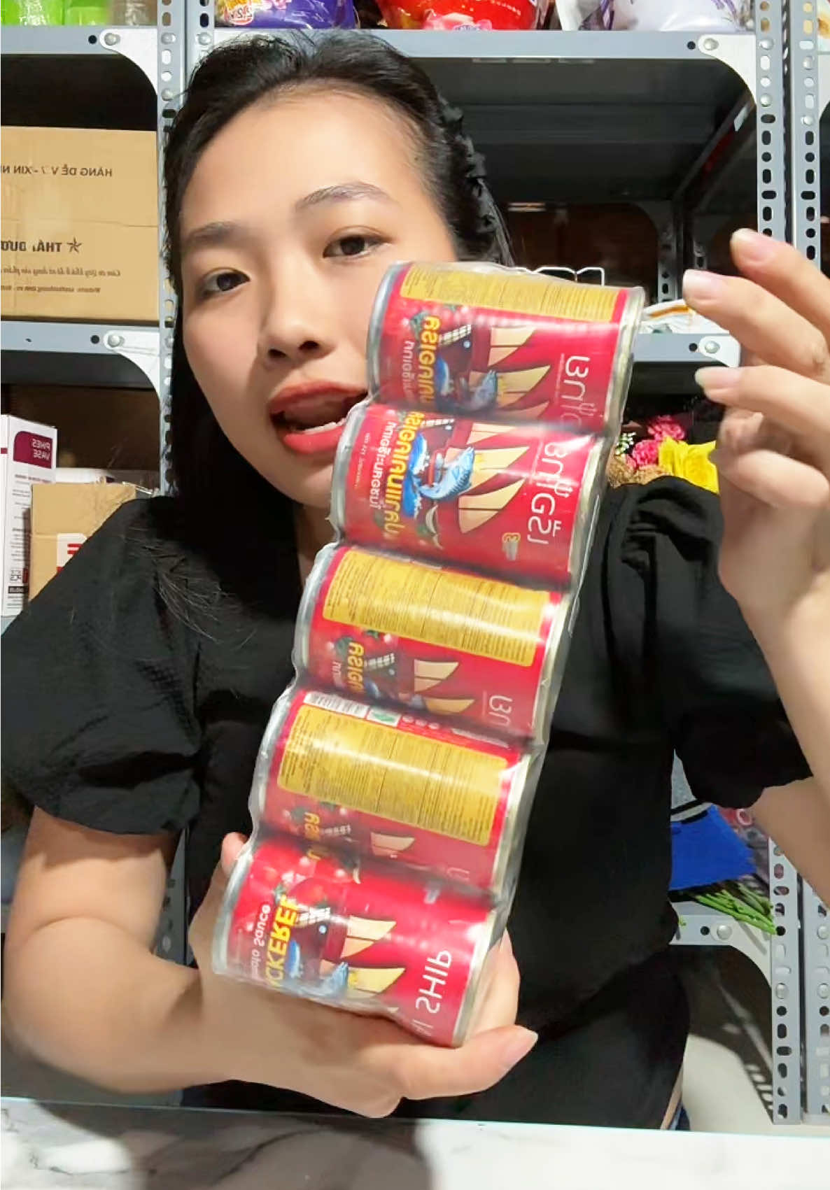 Combo 10 lon cá mồi ship thái #taphoanhabapgao #camoi #camoithaiship #xuhuong 