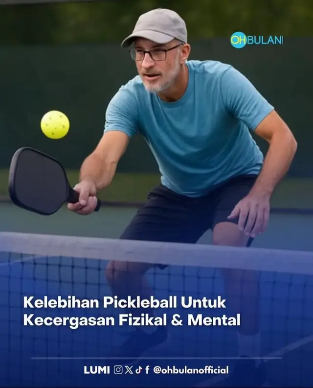 Pickleball merupakan sukan raket yang menggabungkan elemen tenis, badminton dan ping pong, serta sesuai untuk semua peringkat umur dan tahap kemahiran #ohbulan #kinitrending #pickleball