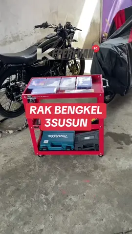 Rak bengkel 3susun dengan harga terjangkau. - - - #fyp #fypシ゚ #fypp #racuntiktok #otomotif #motor #mobil #bengkel #perkakas #perkakasbengkel #tools 
