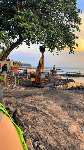 Keliahatan janggal #excavator #alatberat #kuli 