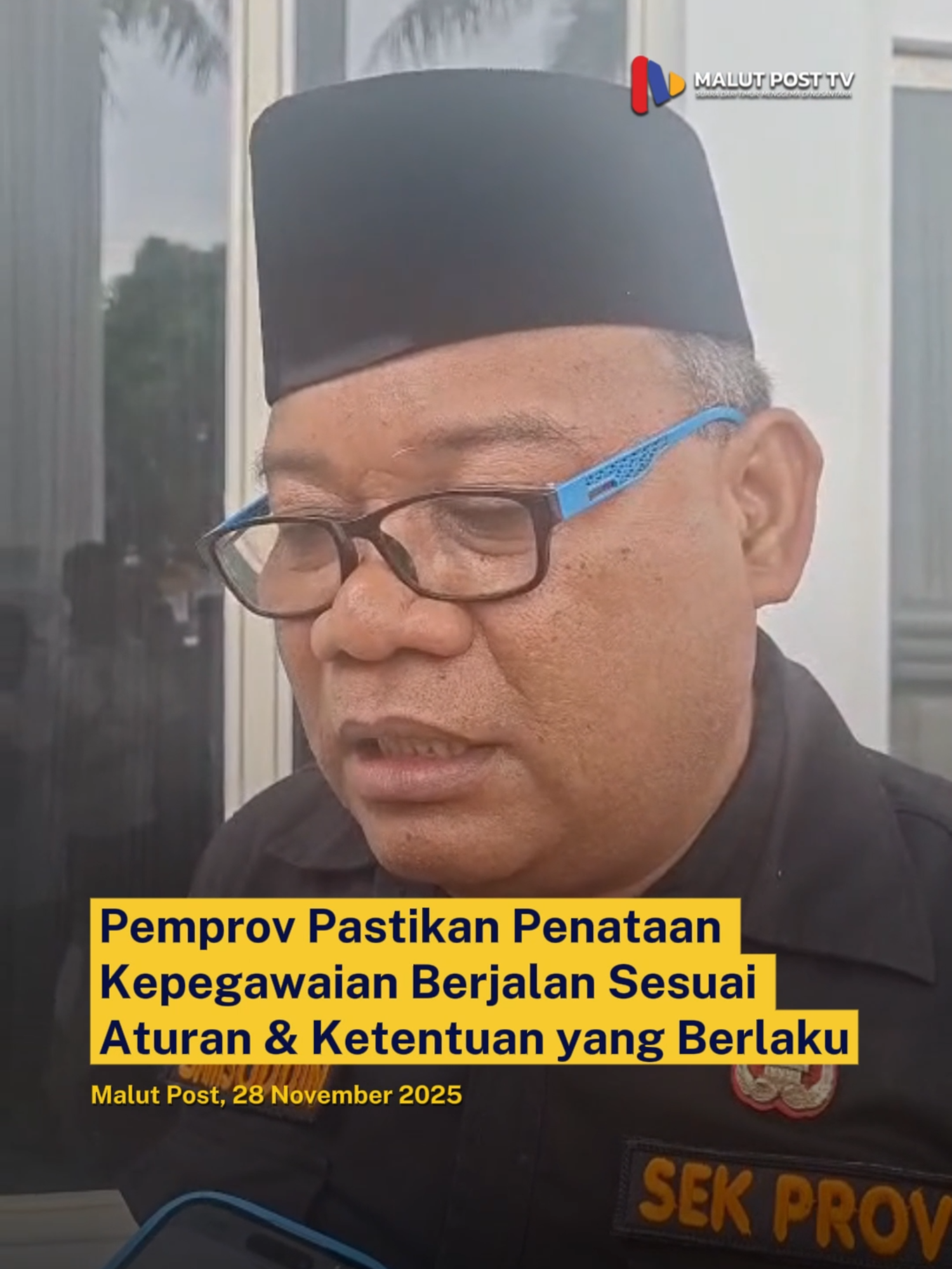 Pemerintah Provinsi (Pemprov) memastikan penataan kepegawaian berjalan sesuai aturan dan ketentuan yang berlaku.  Sekprov Malut Samsuddin A. Kadir menyatakan, dalam pejabat struktural, yang bisa didemosi (penurunan jabatan) dan dilakukan pembebasan dari jabatan (nonjob) hanya jika mereka melakukan pelanggaran disiplin serta capaian dalam perjanjian kinerja (PK). Artinya, dalam perjanjian kinerja yang diteken nanti, lalu pejabat bersangkutan tidak mencapai target yang disepakatinya, maka dapat dievaluasi dan diganti dari jabatannya. 