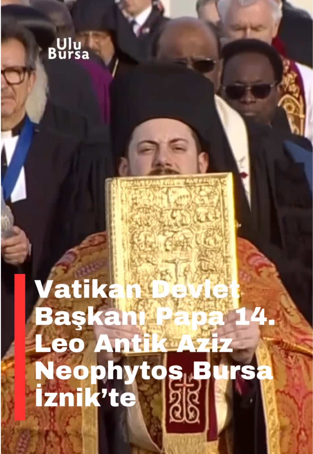 Katoliklerin ruhani lideri Papa 14’üncü Leo, ilk yurt dışı programı kapsamında geldiği Bursa'nın İznik ilçesinde tarihi bazilikada ayin yönetti. #bursa #papa #iznik 