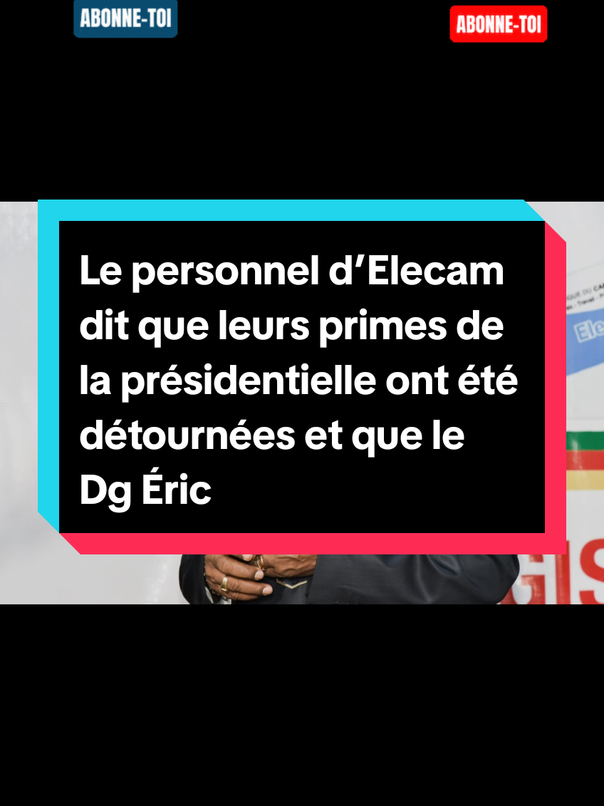 Le personnel d’Elecam dit que leurs primes de la présidentielle ont été détournées et que le Dg Éric Essousse a acheté un Jetour à sa fille.