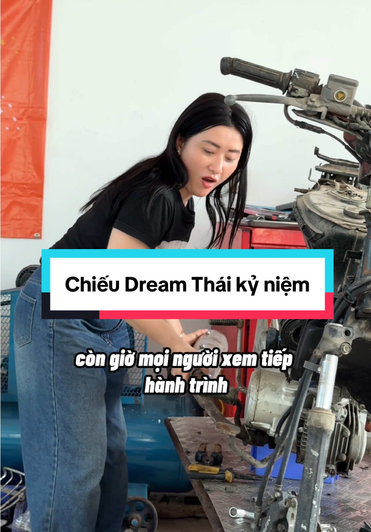 Hành trình lập ghiệp nhờ vào chiếc xe dream Thái này cả #phuongbanxe #thinhvuongphat 