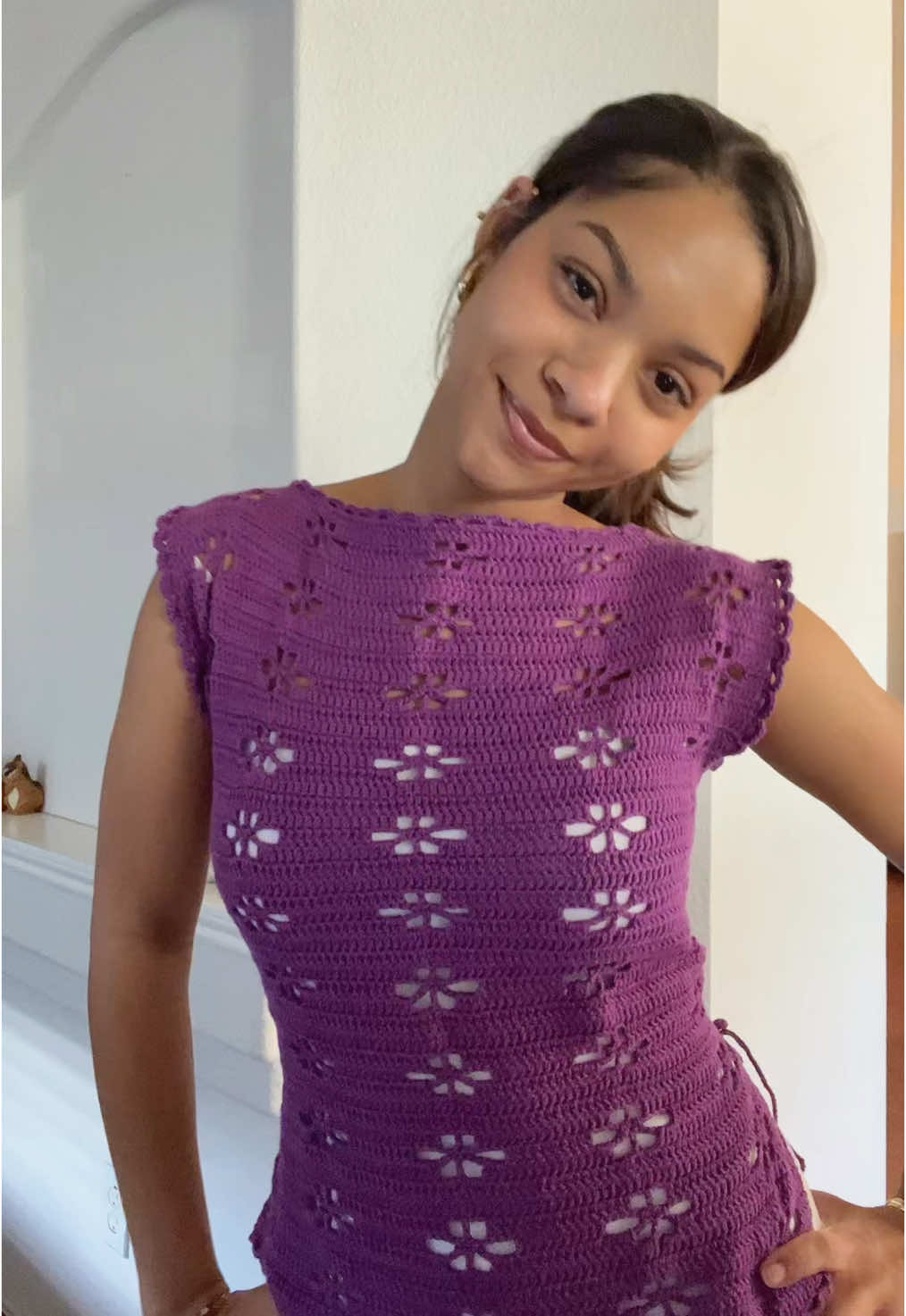 Pattern: @Isabella #fyp #crochettop #viralvideo #crochetersoftiktok #crochettok #crochetaddiction 