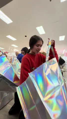 We slept outside of target for 7 hours btw. #targetswagbags #blackfridattarget 