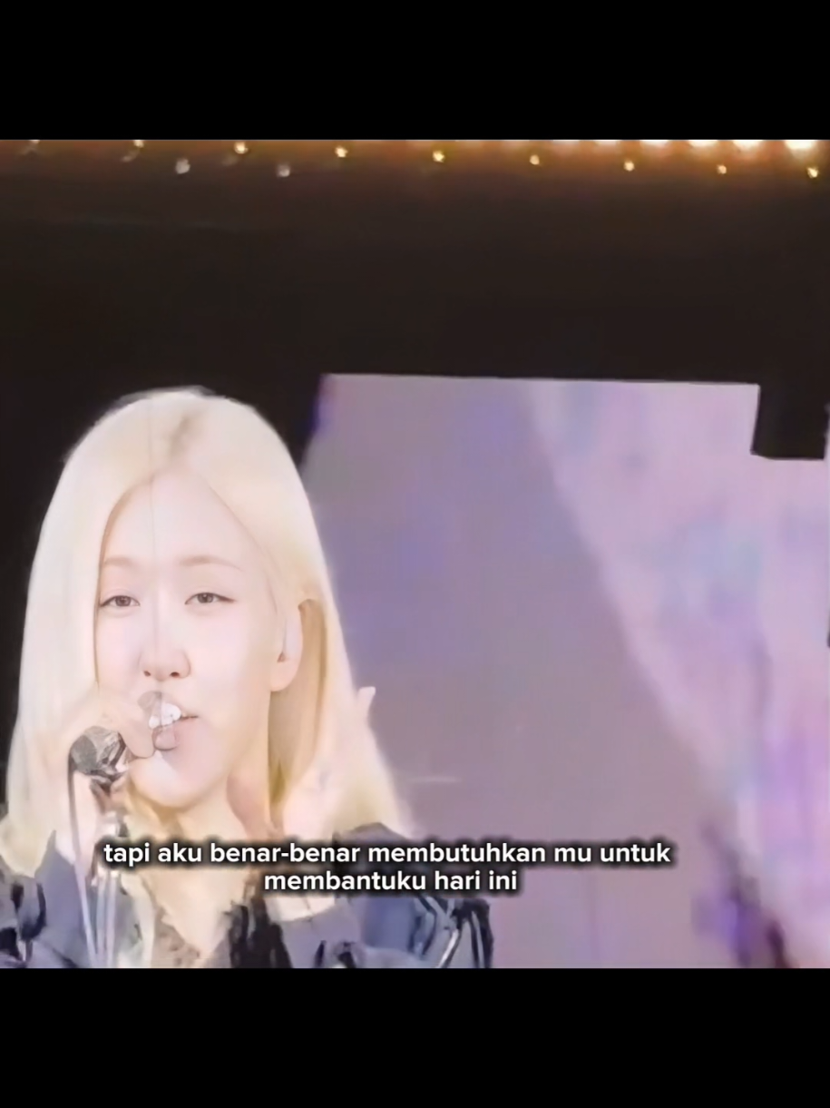 ROSÉ masih dalam proses pemulihan dari pilek || ROSÉ  Deadline in Singapura #rosé #roséedit #roséblackpink #blackpink #deadlineworldtour 