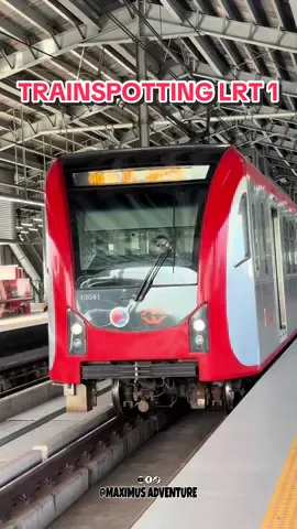 DR SANTOS STATION, LRT LINE 1,  4TH GENERATION TRAIN. TAGS: #train #fyp #trainspotting #makeitviral #lrt1 