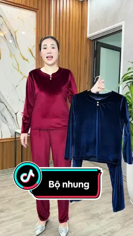 Bộ nhung #lanviss #xuhuong #thoitrangtrungnien #bodotrungnien #mẹ 