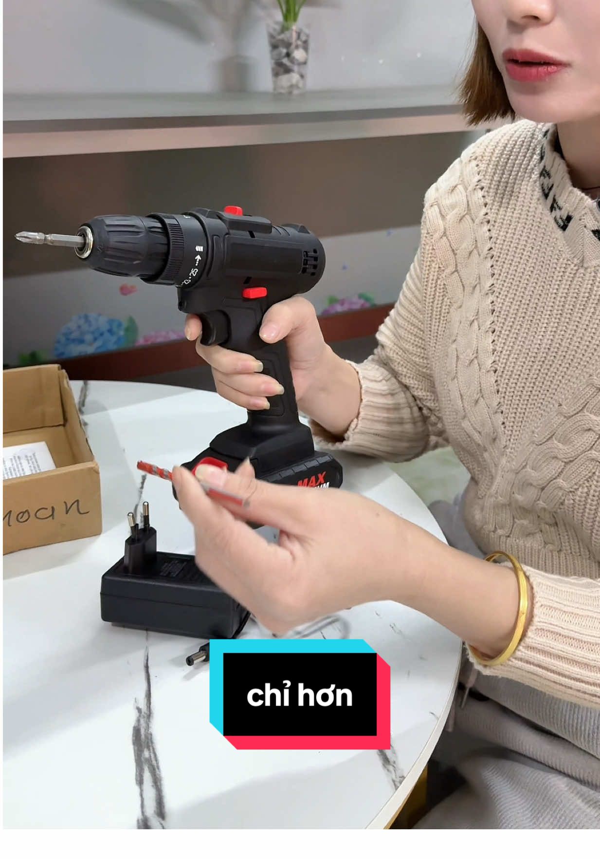 Máy khoan cầm tay dùng bằng pin tiện lợi#maykhoancamtay#xuhuong #xuhuongtiktok 