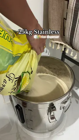 Better than plastic? Yes! Stainless Rice dispenser is highly recommended! #ricedispenser #stainlessricecontainer #stainlessricedispenser #ricecontainer #modofo 