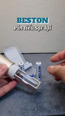 Pin tiểu Beston dòng pin sạc lại hộp 4 viên #beston #pinaa #pinaaa #pinsaclai 