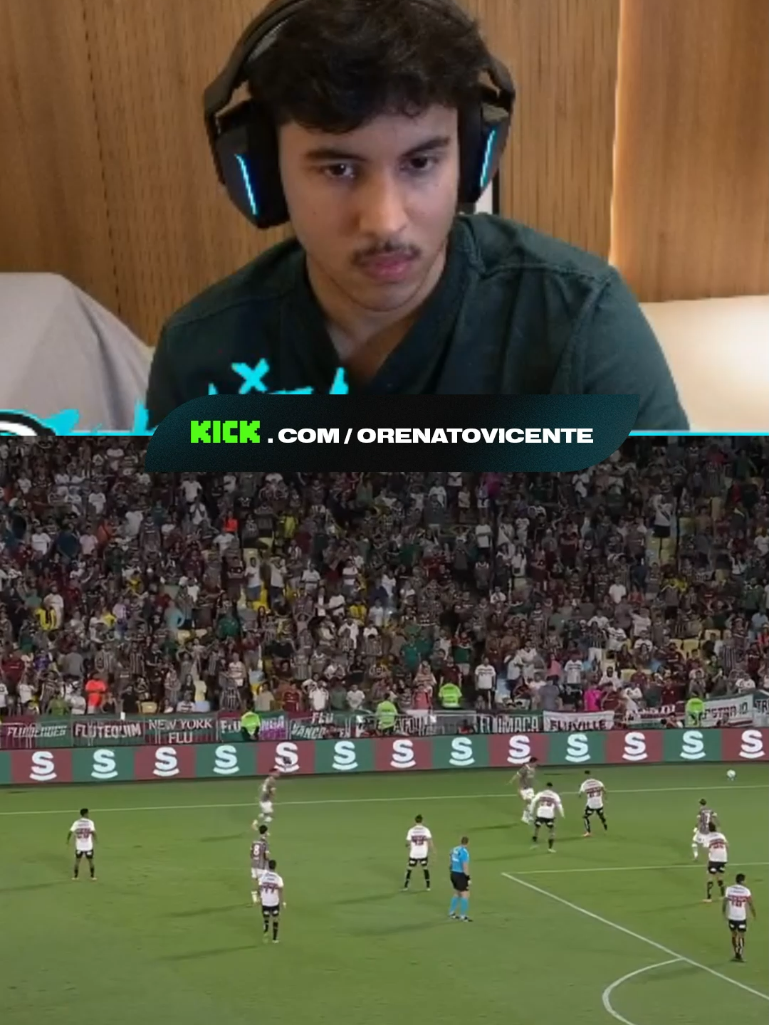 FLUMINENSE X SÃO PAULO!! REACT RENATO!! (part6) #fluminense #saopaulofc #orenatovicente