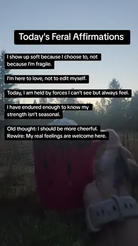 Go make this day yours, love. Quietly. Boldly. Unapologetically. Feral Affirmations decks are available now. Link is in my bio. 🖤 #feralaffirmations #wildchildhealing #darkfeminine #witchywoman #selftrustjourney 