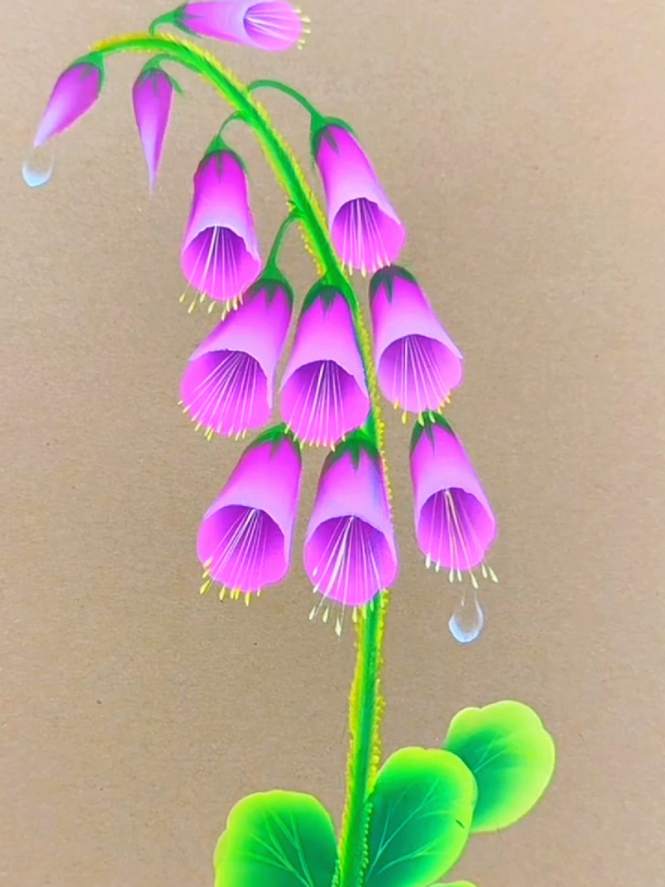 Learn to paint 3d stunning flowers easily 🌺 Perfect for beginners! #3dpainting #FlowerPainting #ArtTips #DIYArt #CreativeArt #TikTokArt