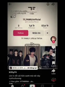 Fan ATSH ơi , biết so sánh ko vậy . Các thành viên viên của TF có dùng tiktok ở Việt Nam đâu mà so sánh vậy , chỉ có mỗi acc cty thôi . Vs lại các bạn nói chỉ cần 3 người trong ATSH đủ ăn đứt 5 đời nhà TF á . Cơ mà xl mình Dịch Dương Thiên Tỷ đủ ăn đứt rồi nhá ( hơn 90 triệu lượt theo dõi trên weibo ) #xuhuong #viral #fyp #tffamily #tfgiatoc_lau18_trùngkhánh🇨🇳 