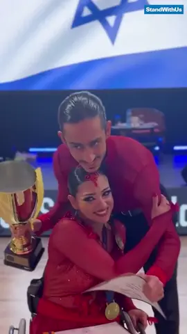 Mazel tov! Israeli dancers Tomer Margalit and Orel Chalaf have claimed the title of world champions in para dance! 🇮🇱🏆