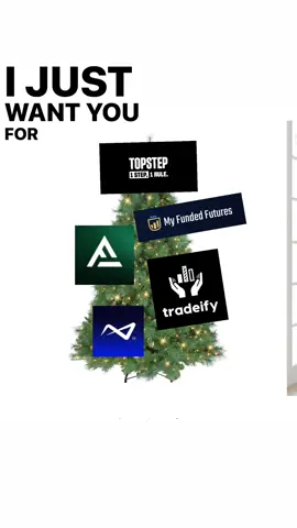 #trading #christmastree #propfirms #topstep #alliwantforchristmas 