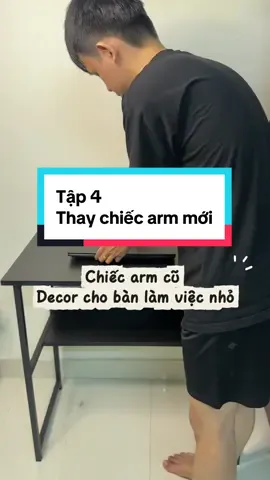 Tập 4: Decor bàn làm việc tại nhà trọ. Mình đầu tư Arm NB F80 và đế laptop NB FB-2 để bàn làm việc rộng rãi hơn #decor #decorphongtro #setupdesk #creatorsearchinsights 